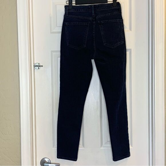 AGOLDE Nico High Rise Slim Fit Relic Wash Button Fly Crop Jeans Size 25 - Picture 6 of 12
